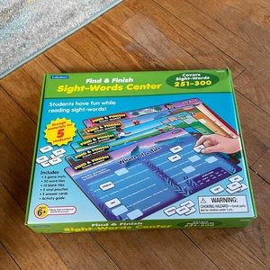 Sight Words Center Reading Game